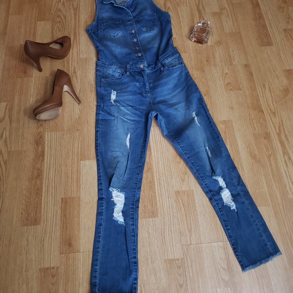 Bebe denim jumpsuit - Picture 11 of 11